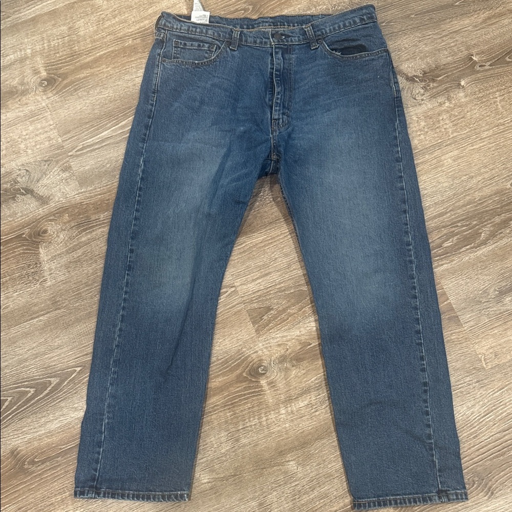 Levi's 505 Relaxed Fit Dark Blue Jeans